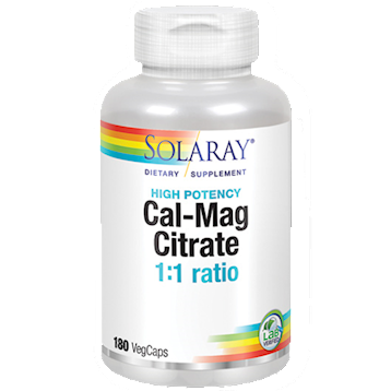 Cal Mag Citrate 1:1 180 vegcaps